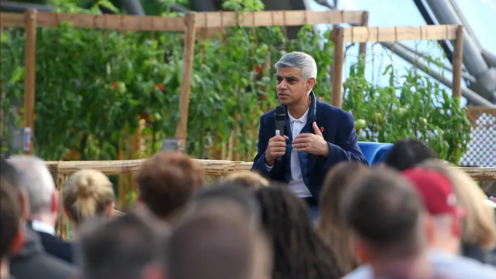 Mayor of London, Sadiq Khan speech image