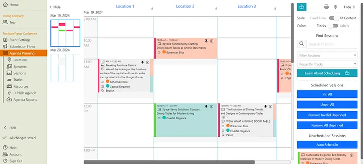 Fit content agenda board image